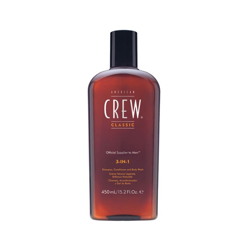 AMERICAN CREW - CLASSICAL - 3 IN 1 (450ml) Shampoo + Balm + Bagnoschium AMERICAN CREW - CLASSICAL - 3 IN 1 (450ml) Shampoo + Balm + Bagnoschium
