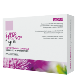 PAUL MITCHELL - SUPER STRONG PROGRAM (Shampoo 300ml + 12 ampoules of 6ml) Strengthening program