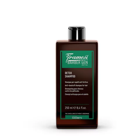FRAMESI - BARBER GEN - DETOX SHAMPOO (250ml) Shampoo deforforante