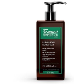 FRAMESI - BARBER GEN - HAIR AND BEARD NATURAL BALM (250ml) Balsamo idratante