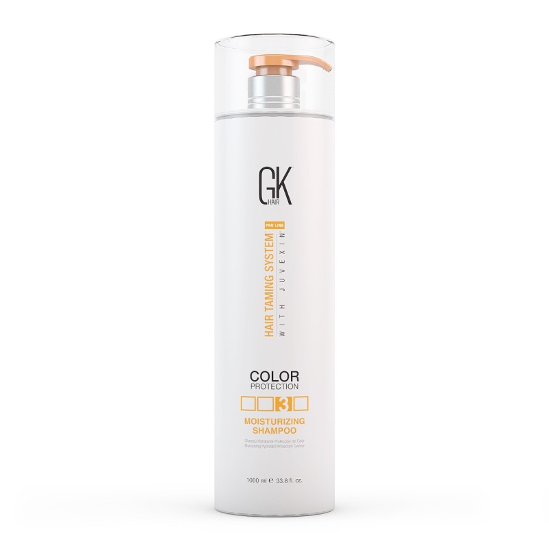GK HAIR - Hair Taming System - 3 Moisturing Shampoo Color Protection (1000ml) Shampoo Moisturizing