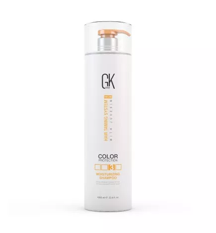 GK HAIR - Hair Taming System - 3 Moisturizing Shampoo Color Protection (1000ml) Shampoo Idratante