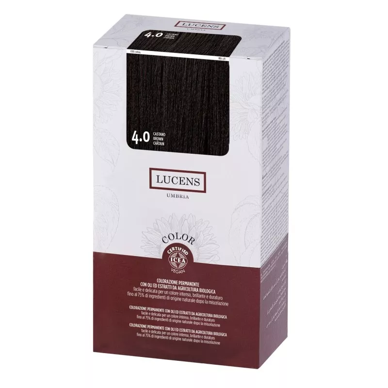 LUCENS - COLOR KIT (145ml) 4.0 Castano - Colorazione permanente