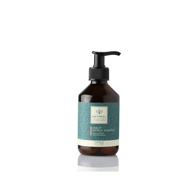 EMMEBI ITALY - NATURAL SOLUTION - SEBUM REMEDY SHAMPOO (250ml) Balanced sebum shampoo