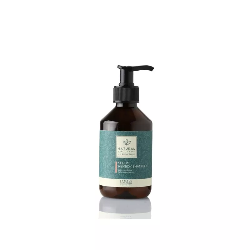 EMMEBI ITALY - NATURAL SOLUTION - SEBUM REMEDY SHAMPOO (250ml) Balanced sebum shampoo EMMEBI ITALY - NATURAL SOLUTION - SEBUM REMEDY SHAMPOO (250ml) Balanced sebum shampoo