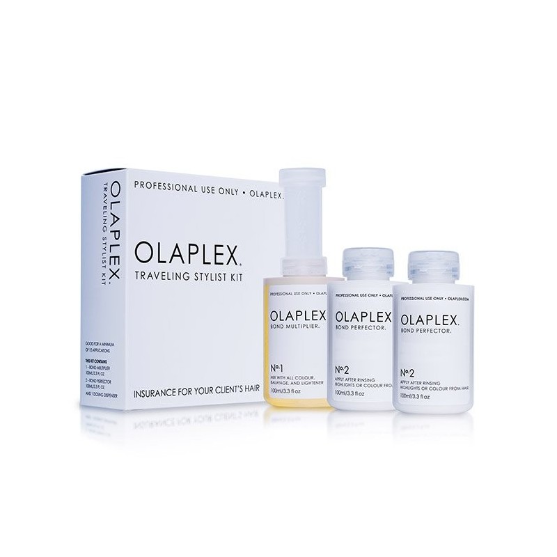 Olaplex Traveling Stylist Kit - Travel Bond Multiplier N.1 and Bond Perfector N.2 Olaplex Traveling Stylist Kit - Travel Bond Multiplier N.1 and Bond Perfector N.2