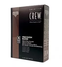 AMERICAN CREW - CLASSIC - PRECISION BLEND - CASTANO MEDIO CENERE 5-6 BLEND MEDIUM (3x40ml) Colorazione