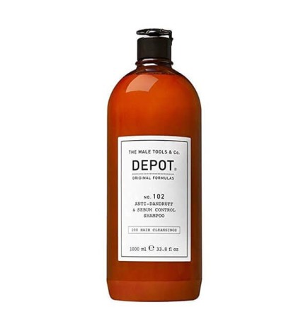 DEPOT - 102 ANTI-DANDRUFF & SEBUM CONTROL SHAMPOO (1000ml) Shampoo anti forfora