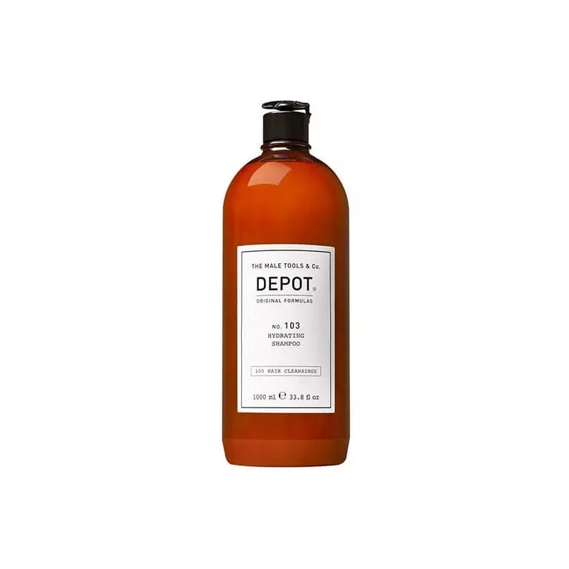 DEPOT - No.103 HYDRATING SHAMPOO (1000ml) Shampoo idratante per capelli fini DEPOT - No.103 HYDRATING SHAMPOO (1000ml) Shampoo idratante per capelli fini