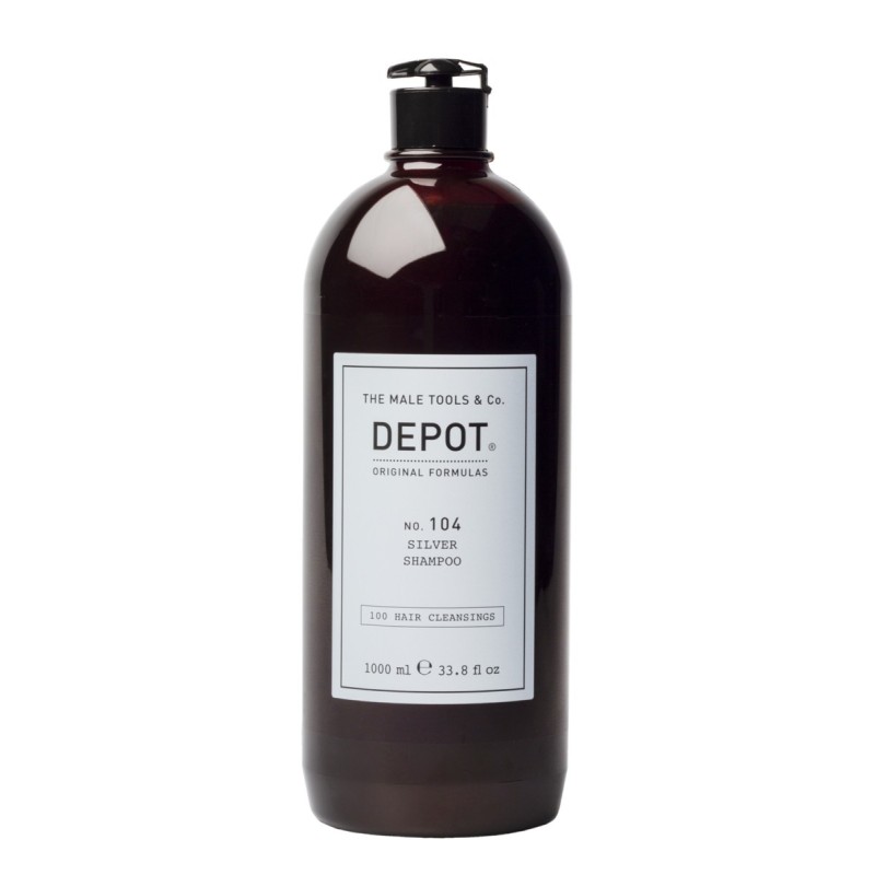 DEPOT - No.104 SILVER SHAMPOO (1000ml) Shampoo for gray hair