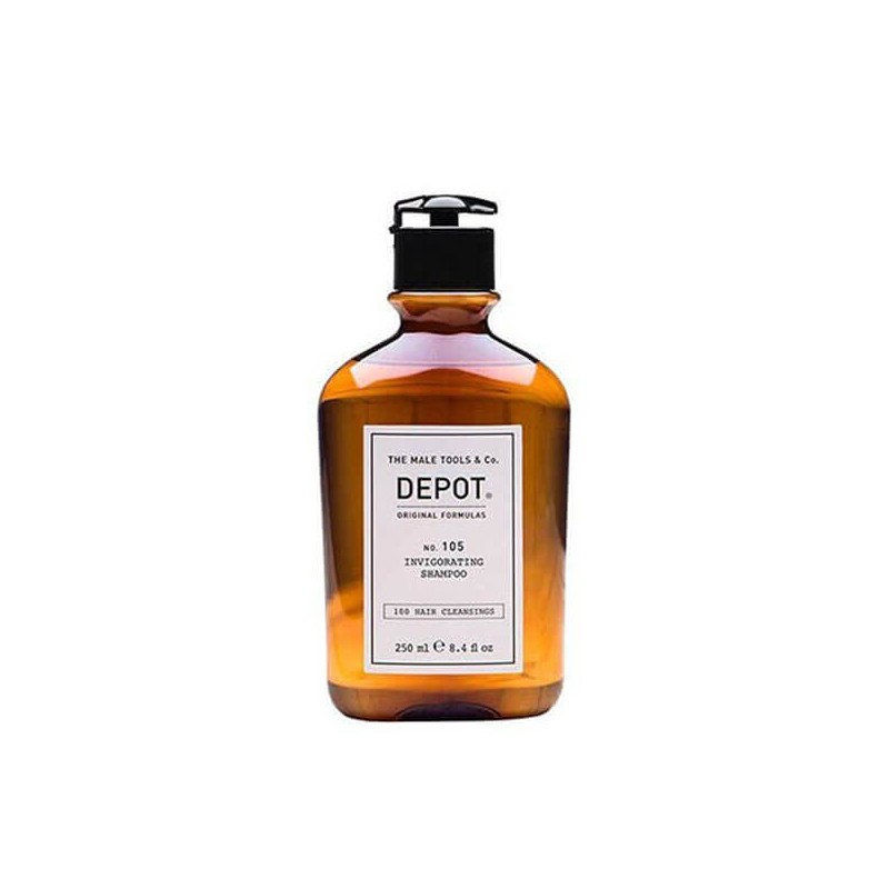 DEPOT - No.105 INVIGORATING SHAMPOO (250ml) Energizing shampoo DEPOT - No.105 INVIGORATING SHAMPOO (250ml) Energizing shampoo