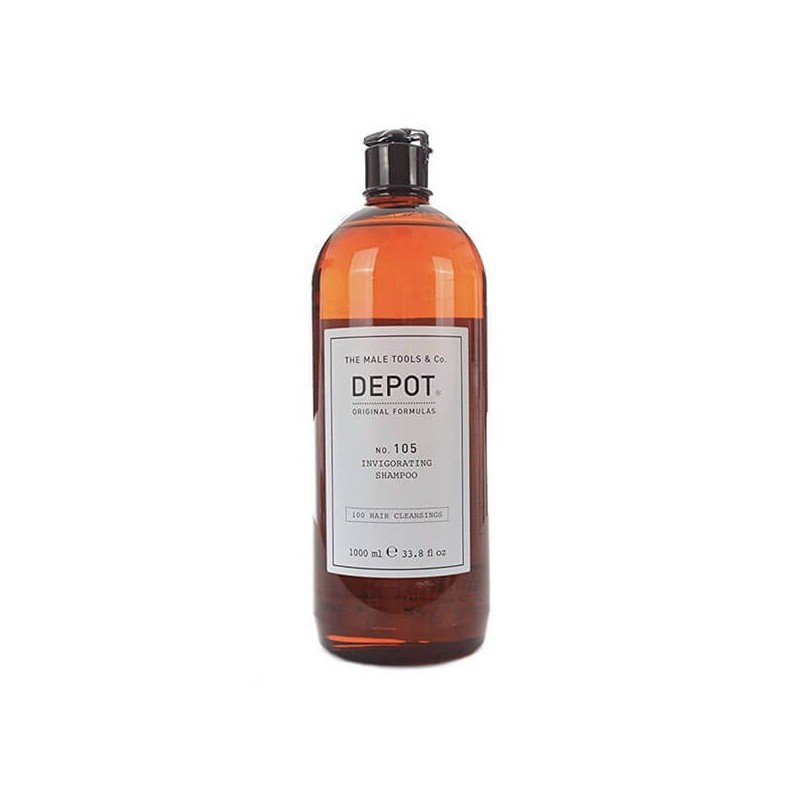 DEPOT - No.105 INVIGORATING SHAMPOO (1000ml) Energizing shampoo DEPOT - No.105 INVIGORATING SHAMPOO (1000ml) Energizing shampoo