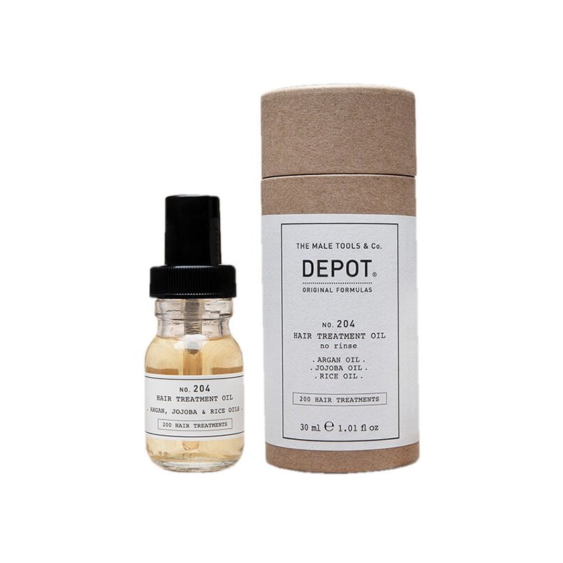 DEPOT - No.204 HAIR TREATMENT OIL (30ml) Oil without rinsing