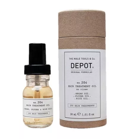 DEPOT - No.204 HAIR TREATMENT OIL (30ml) Olio senza risciacquo
