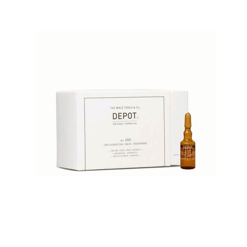 DEPOT - No.205 INVIGORATING HAIR TREATMENT (10x5ml) Energizing treatment DEPOT - No.205 INVIGORATING HAIR TREATMENT (10x5ml) Energizing treatment