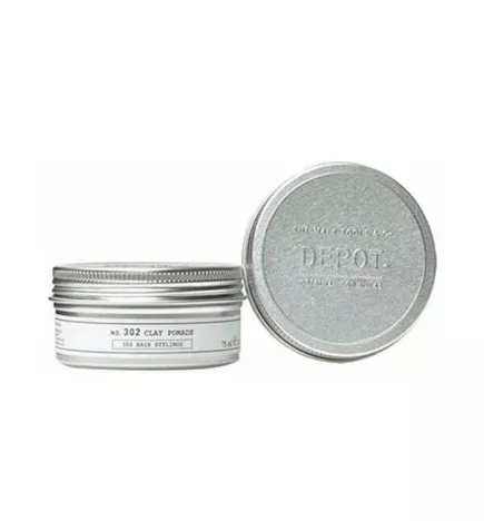 DEPOT - No.302 CLAY POMADE (75ml) Pomata modellante