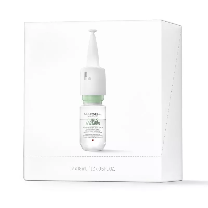 GOLDWELL - DUALSENSES - CURLS & WAVES INTENSIVE CONDITIONING SERUM (12x18ml) Siero intensivo per capelli ricci