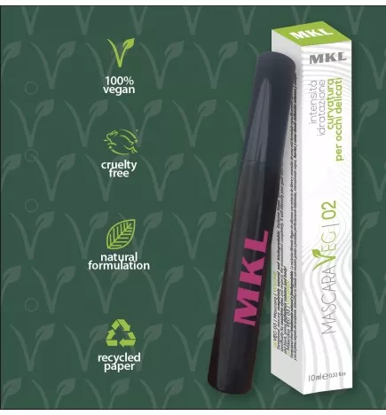 MKL MAKEUP - MASCARA Veg 02 Curling incurvante Nero