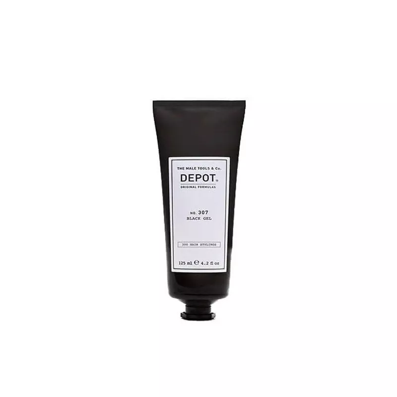 DEPOT - No.307 BLACK GEL (125ml) Gel fissativo nero DEPOT - No.307 BLACK GEL (125ml) Gel fissativo nero