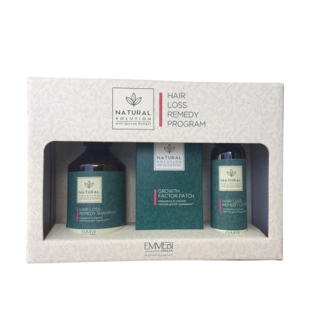 EMMEBI ITALIA - NATURAL SOLUTION - HAIR LOSS REMEDY PROGRAM Kit - Programma anti caduta