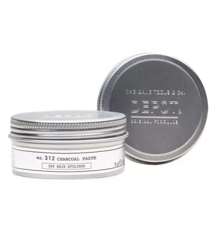 DEPOT - No.312 CHARCOAL PASTE (75ml) Pasta al carbone fissaggio forte