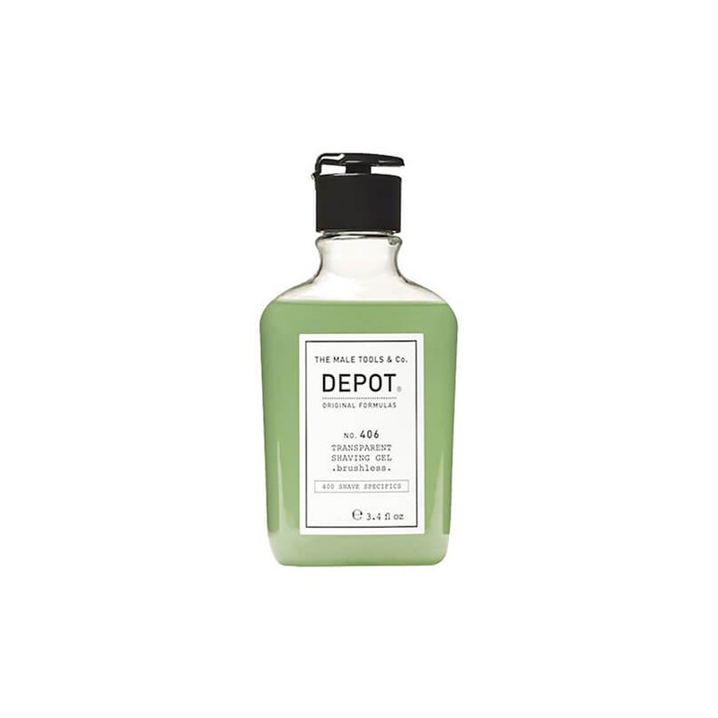 Deposit – No. 406 TRANSPARENT SHAVING GEL (200ml) Non-shumogenic Gel for brushing