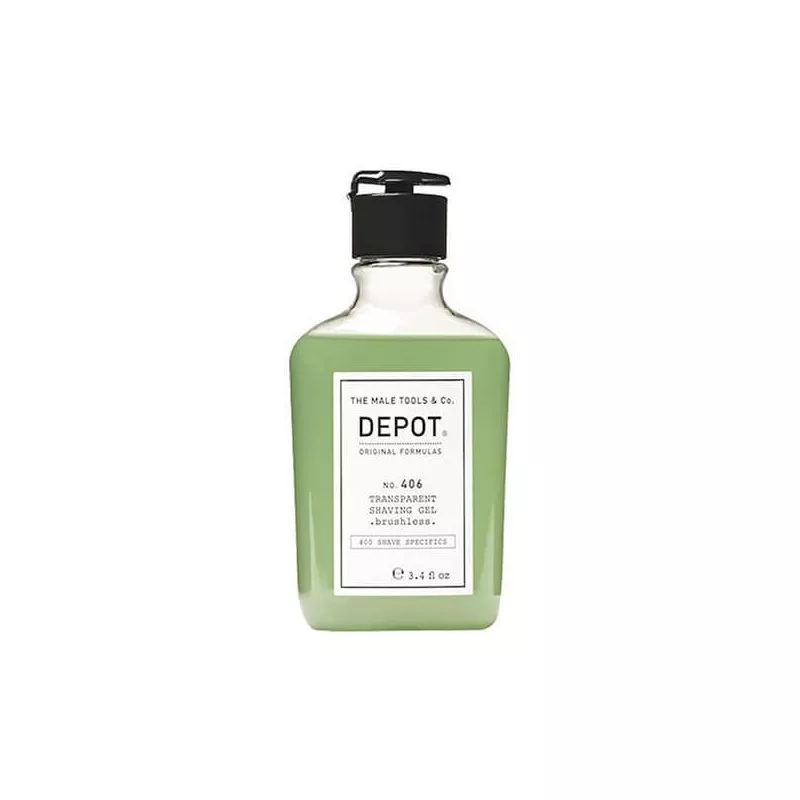 Deposit – No. 406 TRANSPARENT SHAVING GEL (200ml) Non-shumogenic Gel for brushing