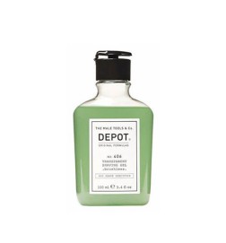 DEPOT - No. 406 TRANSPARENT SHAVING GEL (100ml) Gel per la rasatura
