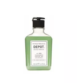 DEPOT - No. 406 TRANSPARENT SHAVING GEL (100ml) Gel per la rasatura