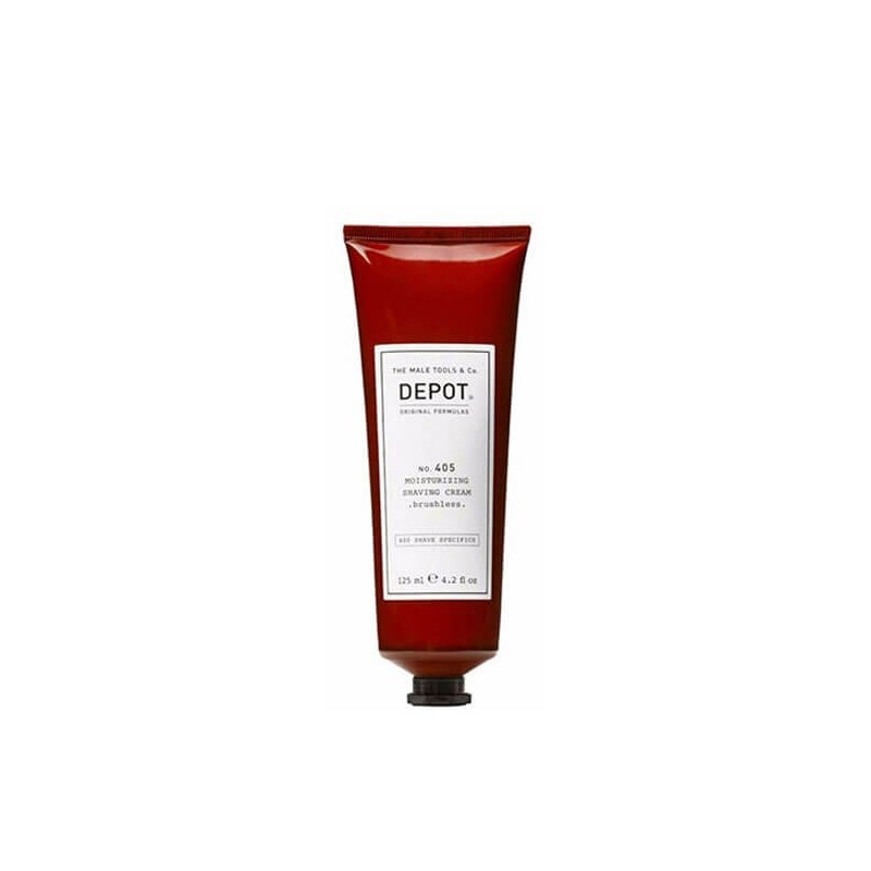DEPOT - No.405 MOISTURIZING SHAVING CREAM brushless (125ml) Moisturizing beard cream DEPOT - No.405 MOISTURIZING SHAVING CREAM brushless (125ml) Moisturizing beard cream