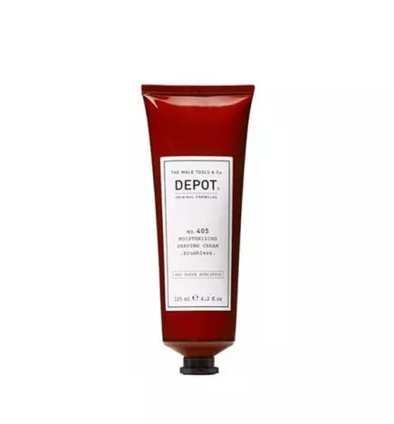 DEPOT - No. 405 MOISTURIZING SHAVING CREAM brushless (125ml) Crema da barba