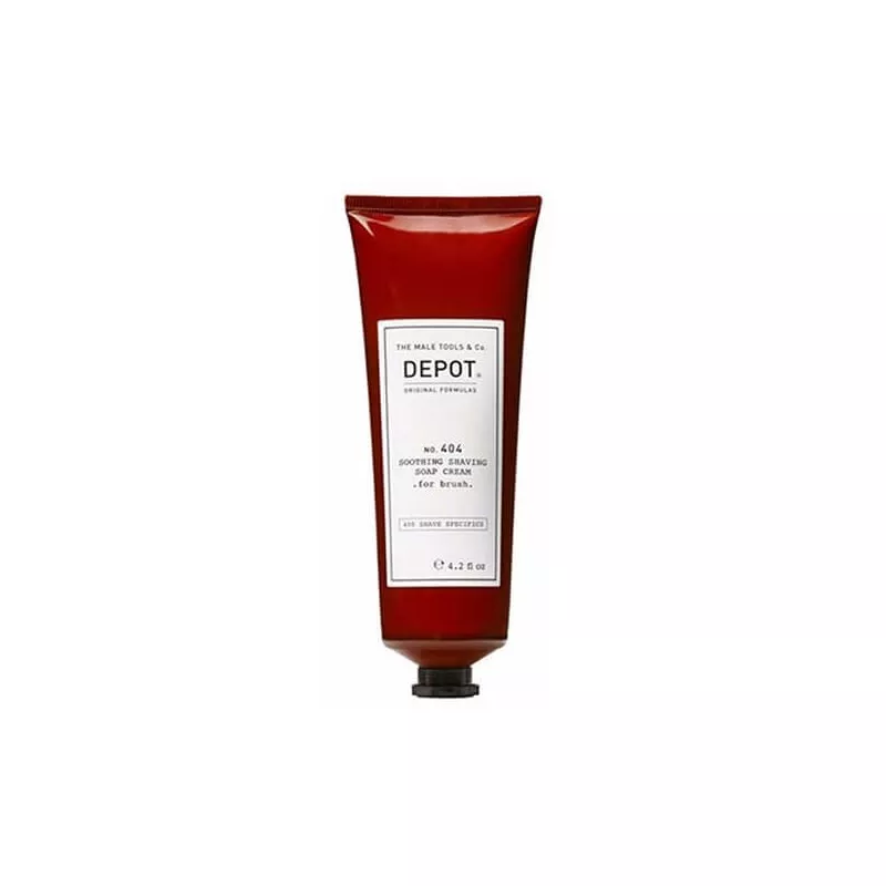 DEPOT - No. 404 SOOTHING SHAVING SOAP CREAM for brush (400ml) Sapone da barba