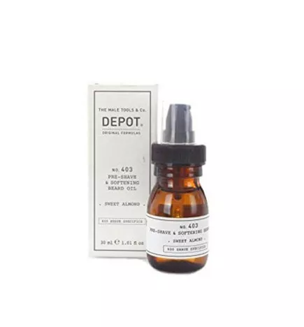 DEPOT - No. 403 PRE-SHAVE & SOFTENING BEARD OIL FRESH BLACK PEPPER (30ml) Pre-shave oil
