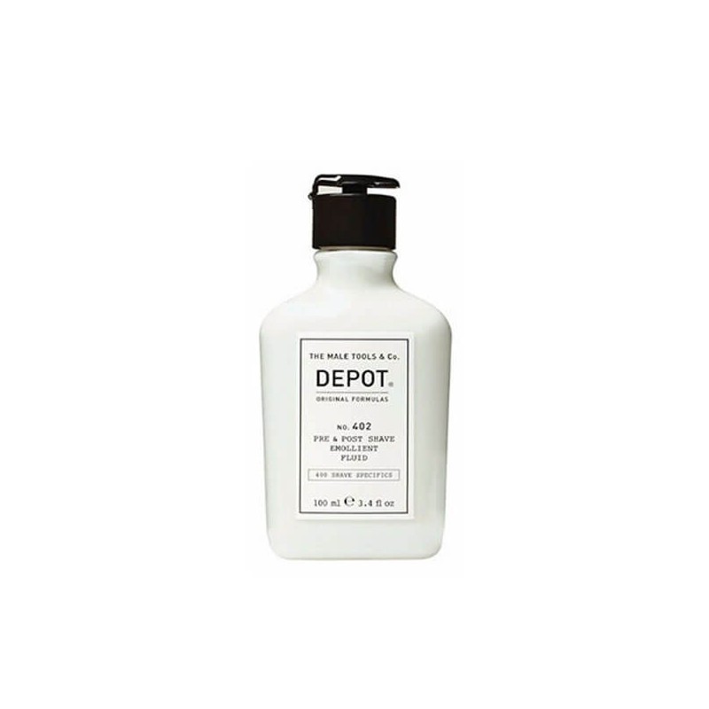 DEPOT - No.402 PRE & POST SHAVE FLUID EMOLLIENT (100ml) Pre and post shaving emollient fluid