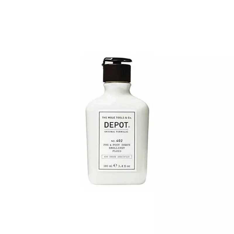 DEPOT - No.402 PRE & POST SHAVE FLUID EMOLLIENT (100ml) Pre and post shaving emollient fluid