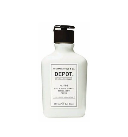 DEPOT - No.402 PRE & POST SHAVE EMOLLIENT FLUID (100ml) Fluido emolliente