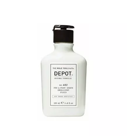 DEPOT - No.402 PRE & POST SHAVE FLUID EMOLLIENT (100ml) Pre and post shaving emollient fluid