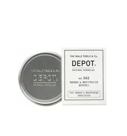 DEPOT - No. 502 BEARD & MOUSTACHE BUTTER (30ml) Burro nutriente per barba