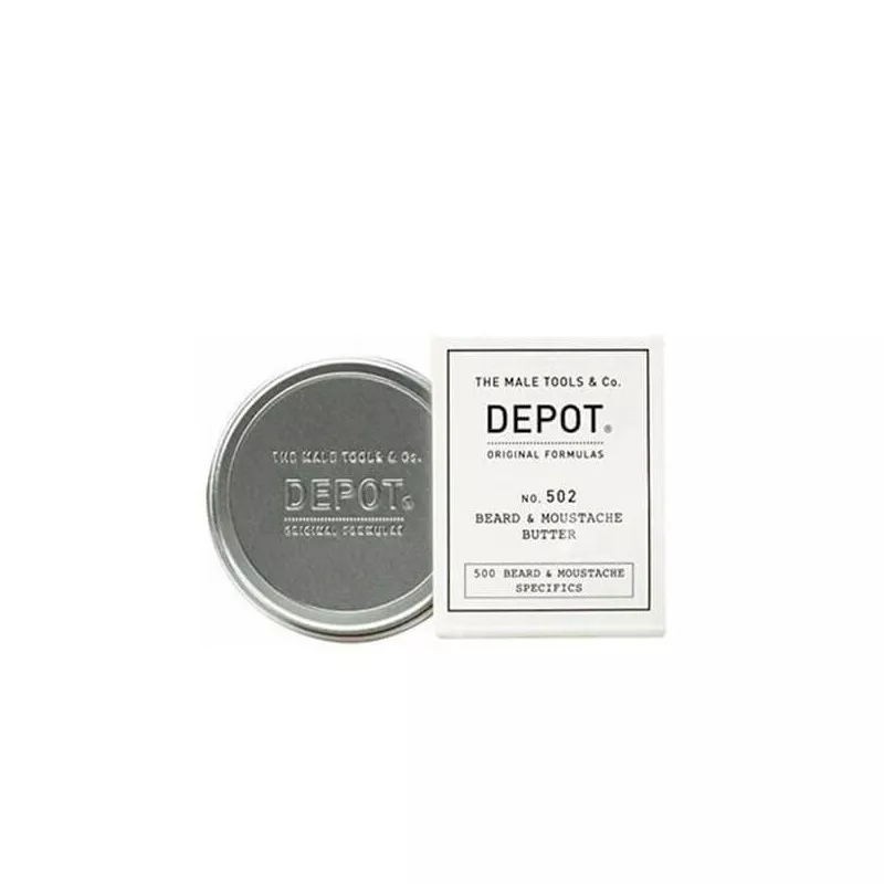 DEPOT - No. 502 BEARD & BUTTER MUSTACHE (30ml) Nutrient butter for beard DEPOT - No. 502 BEARD & BUTTER MUSTACHE (30ml) Nutrient butter for beard