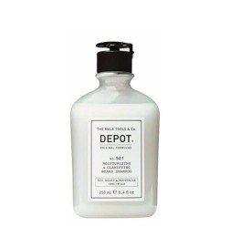 DEPOT - No. 501 MOISTURIZING & CLARIFYING BEARD SHAMPOO (250ml) Shampoo idratante per la barba