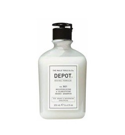 DEPOT - No. 501 MOISTURIZING & CLARIFYING BEARD SHAMPOO (250ml) Shampoo idratante per la barba