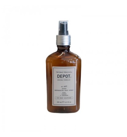 DEPOT - No. 607 SPORT REFRESHING BODY SPRAY (200ml) Lozione rinfrescante corpo alla menta