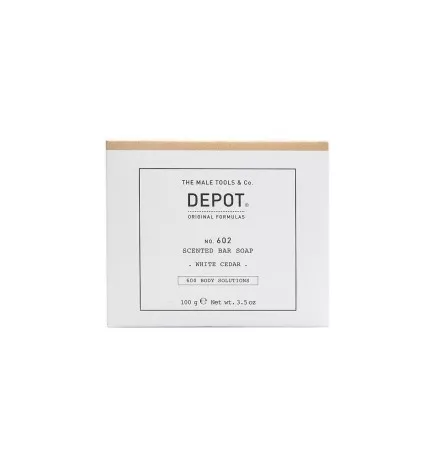 DEPOT - No. 602 SCENTED BAR SOAP WHITE CEDAR (100g) Perfumed soap