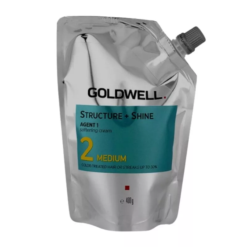 GOLDWELL - STRUCTURE + SHINE 2 MEDIUM (400g) Colorful hair straightening GOLDWELL - STRUCTURE + SHINE 2 MEDIUM (400g) Colorful hair straightening