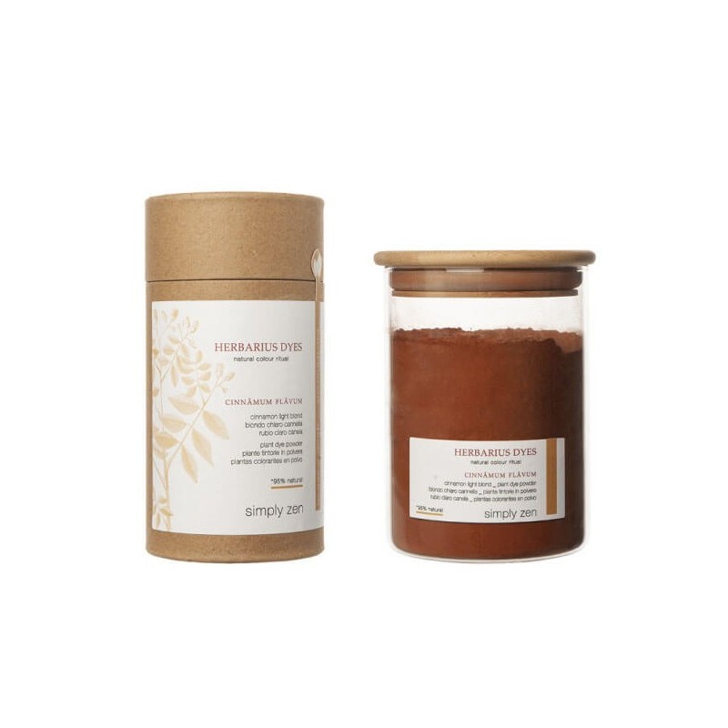 SIMPLY ZEN - HERBARIUS DYES 95% NATURAL CINNAMUM FLAVUM (160g) Dyeing powder plant