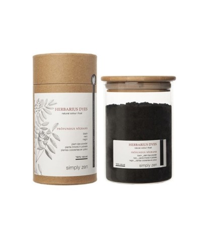 SIMPLY ZEN - HERBARIUS DYES 95% NATURAL PROFUNDUS NIGRANS (160g) Pianta tintoria in polvere