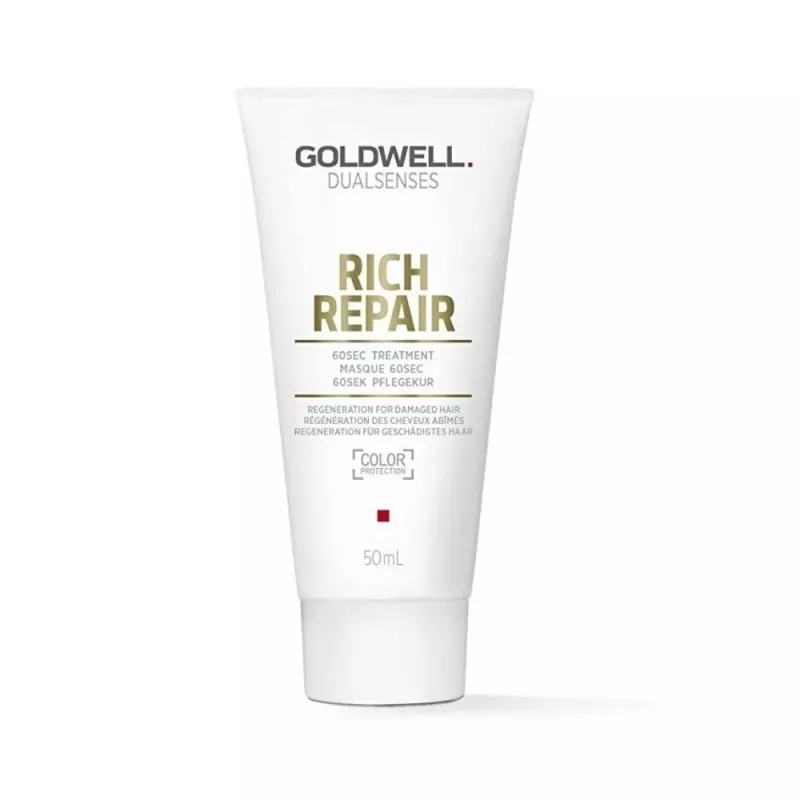 GOLDWELL - DUALSENSES - RICH REPAIR - 60sec Treatment (50ml) Trattamento Capelli Secchi GOLDWELL - DUALSENSES - RICH REPAIR - 60sec Treatment (50ml) Trattamento Capelli Secchi