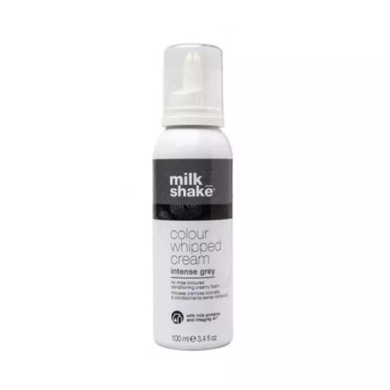 MILK SHAKE - COLOUR WHIPPED CREAM - Intense Grey (100ml) Mousse cremosa colorata MILK SHAKE - COLOUR WHIPPED CREAM - Intense Grey (100ml) Mousse cremosa colorata