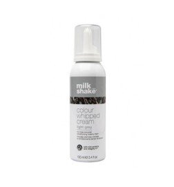 MILK SHAKE - COLOUR WHIPPED CREAM - Light Grey (100ml) Mousse cremosa colorata