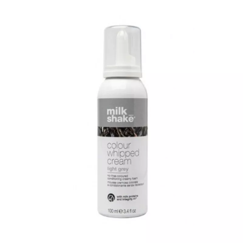 MILK SHAKE - COLOUR WHIPPED CREAM - Light Grey (100ml) Mousse cremosa colorata MILK SHAKE - COLOUR WHIPPED CREAM - Light Grey (100ml) Mousse cremosa colorata